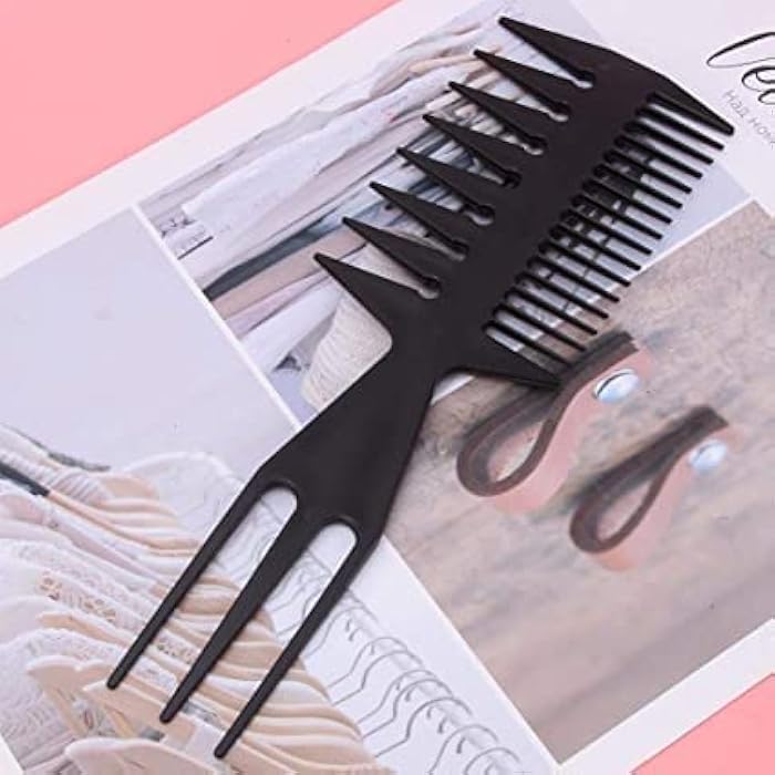 3 in 1 Hair Comb, Wide Tooth Comb Design, Hair Styling Tools and Detangling Comb, Hair Cutting Accessories 1pcs - Image 2